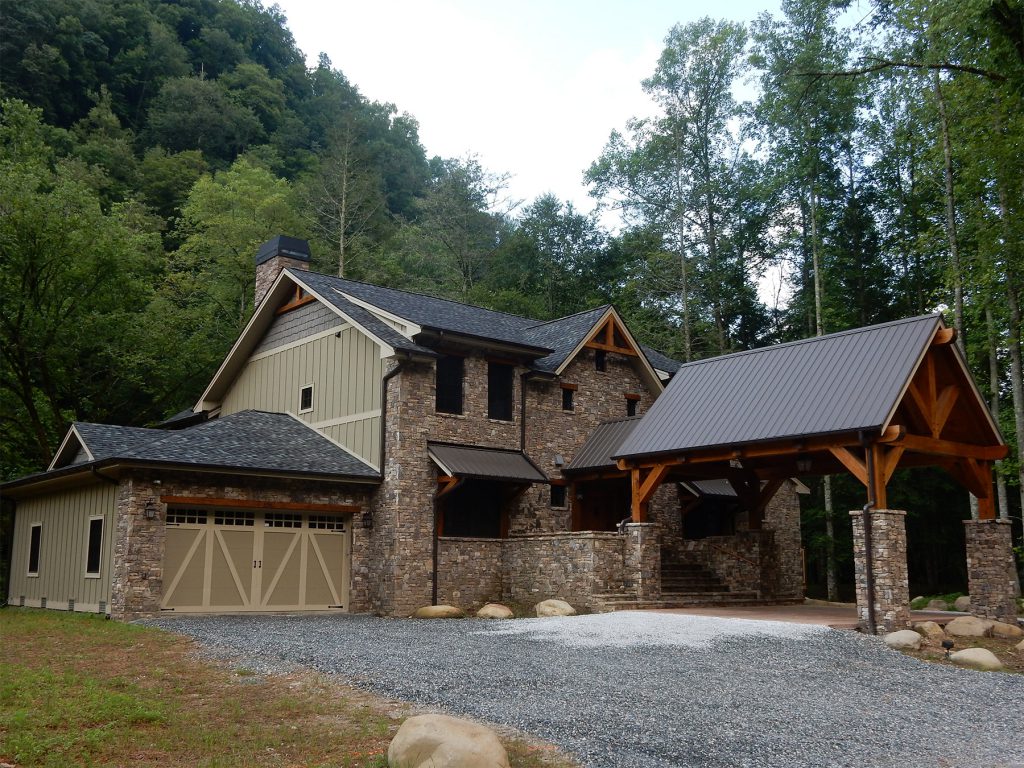 River Cabin Timber New Homes