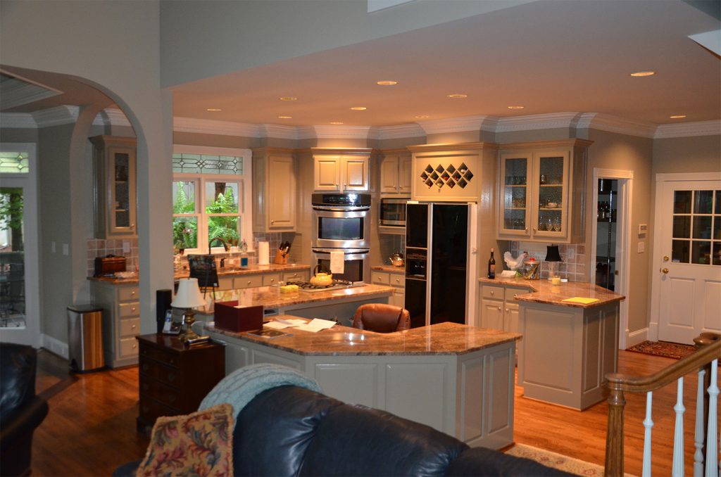 Classic Kitchen Remodeling Layout Wine Rack Fridge Cabinet