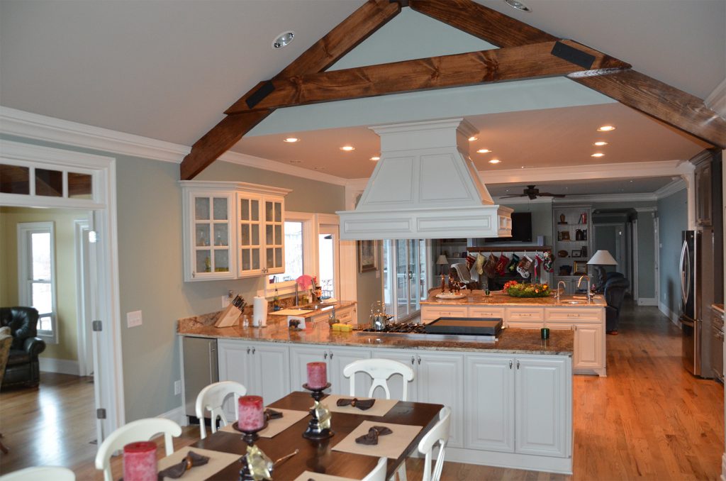 Contemporary Kitchen Remodel Raised Panel Door