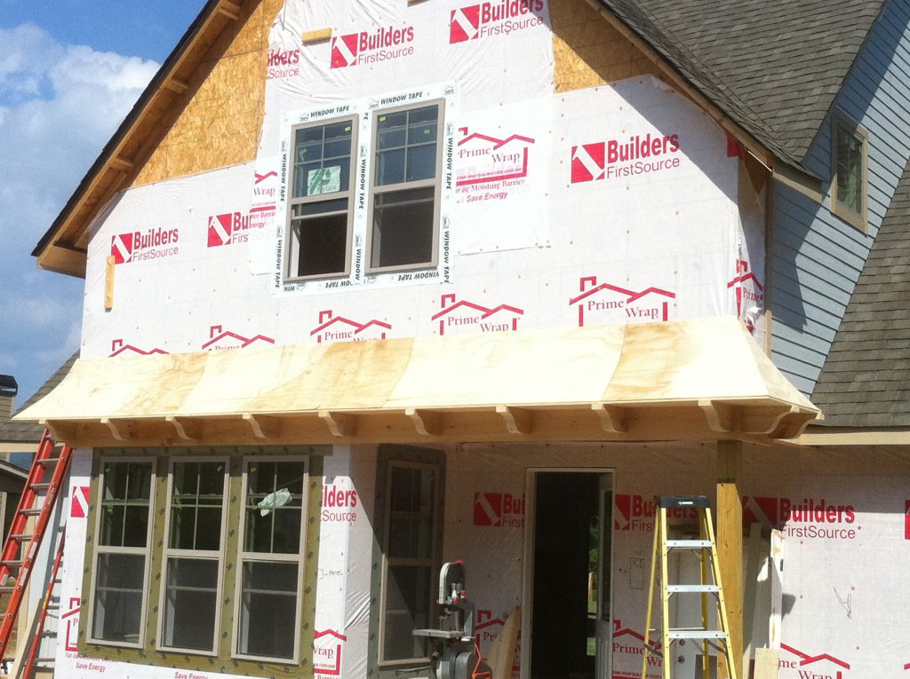 Eyebrow Roof New Home Building