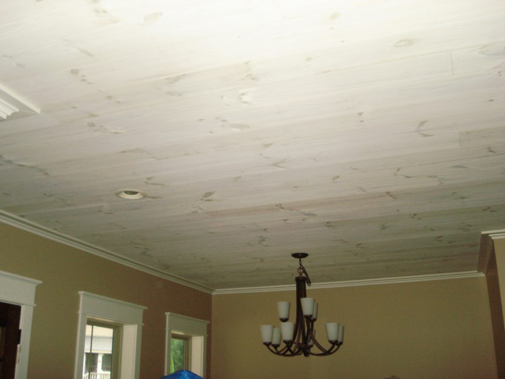 Suwanee White Wash T&G Ceiling