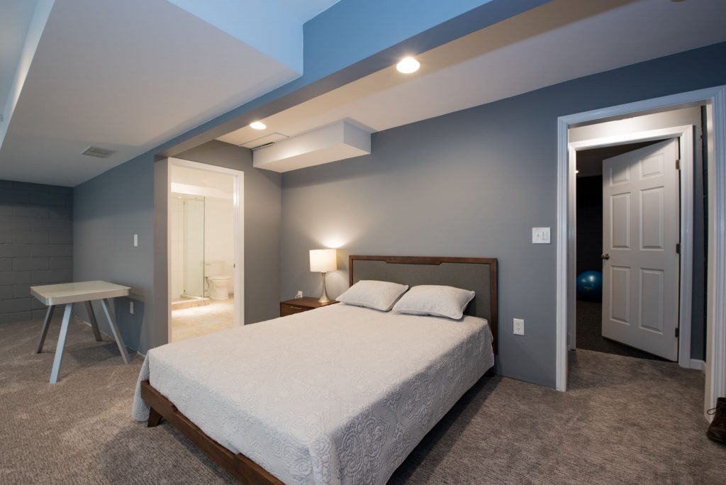 Dunwoody Basement Remodel with sleeping area